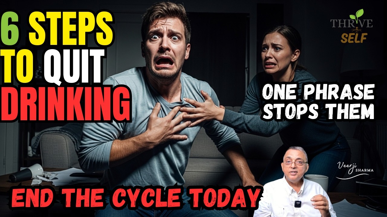 Video thumbnail: Why quitting alcohol feels impossible: six steps that work · Recover Thyself